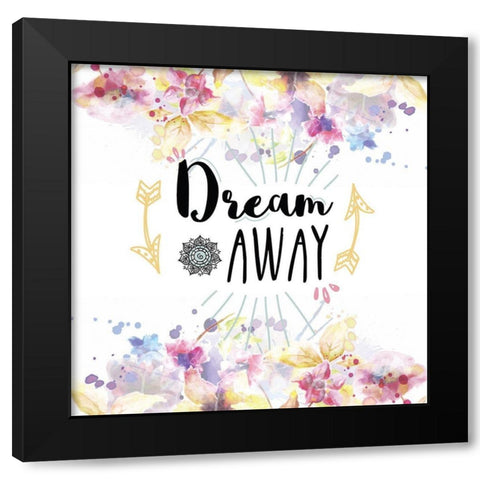 Wild and Free 3 Black Modern Wood Framed Art Print with Double Matting by Kimberly, Allen