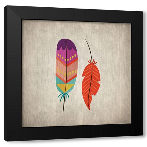 Wild Cactus 2 Black Modern Wood Framed Art Print by Kimberly, Allen
