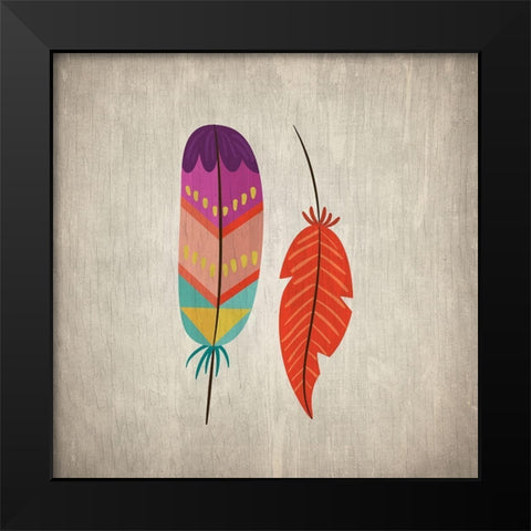 Wild Cactus 2 Black Modern Wood Framed Art Print by Kimberly, Allen