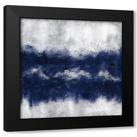 Indigo Tones 2 Black Modern Wood Framed Art Print by Allen, Kimberly
