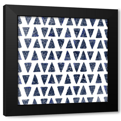 Navy Squared 2 Black Modern Wood Framed Art Print by Kimberly, Allen