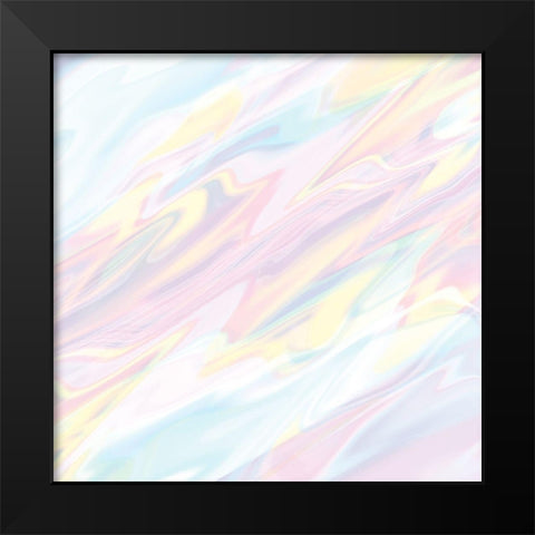 Rainbow Color 1 Black Modern Wood Framed Art Print by Kimberly, Allen
