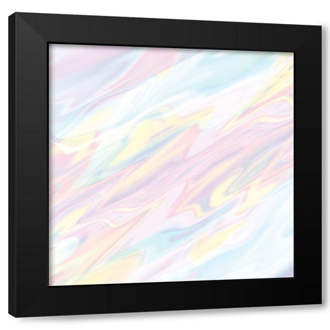 Rainbow Color 2 Black Modern Wood Framed Art Print with Double Matting by Kimberly, Allen