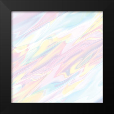 Rainbow Color 2 Black Modern Wood Framed Art Print by Kimberly, Allen