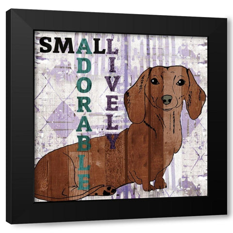 Companion 2 Black Modern Wood Framed Art Print with Double Matting by Kimberly, Allen