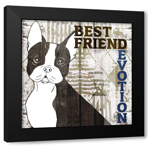 Companion 4 Black Modern Wood Framed Art Print with Double Matting by Kimberly, Allen