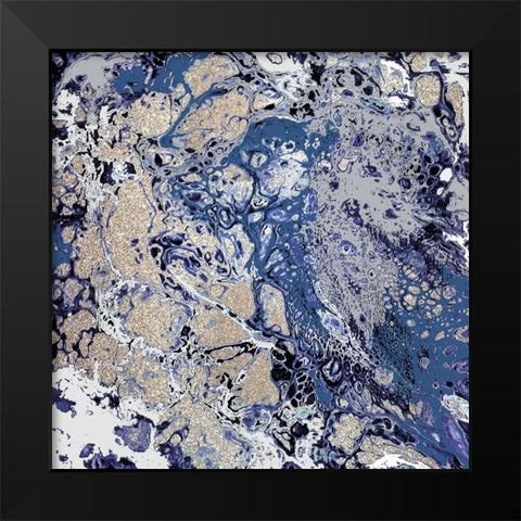 Energy A Black Modern Wood Framed Art Print by Allen, Kimberly