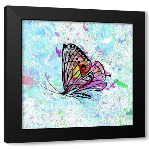 Lets Fly 2 Black Modern Wood Framed Art Print with Double Matting by Kimberly, Allen
