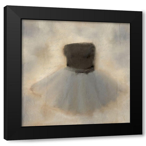First Dance Black Modern Wood Framed Art Print by Kimberly, Allen