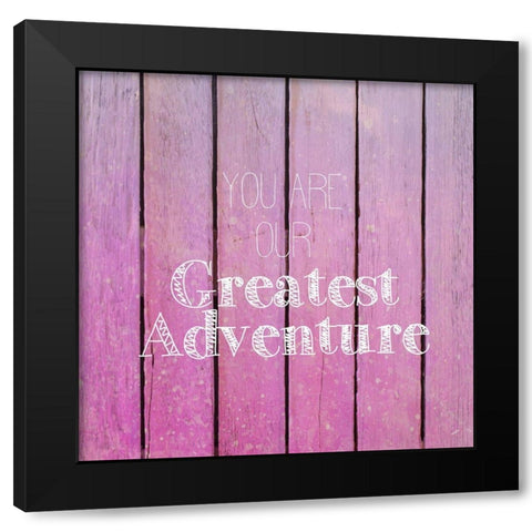 Greatest Adventure 2 Black Modern Wood Framed Art Print with Double Matting by Kimberly, Allen