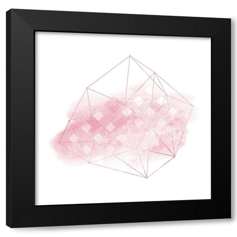 Wired Blush Black Modern Wood Framed Art Print by Kimberly, Allen