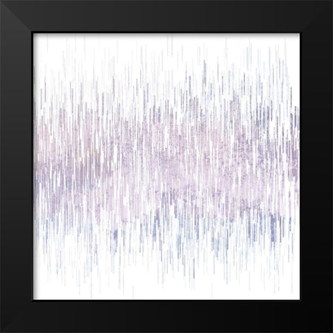 Violet Balance Black Modern Wood Framed Art Print by Kimberly, Allen