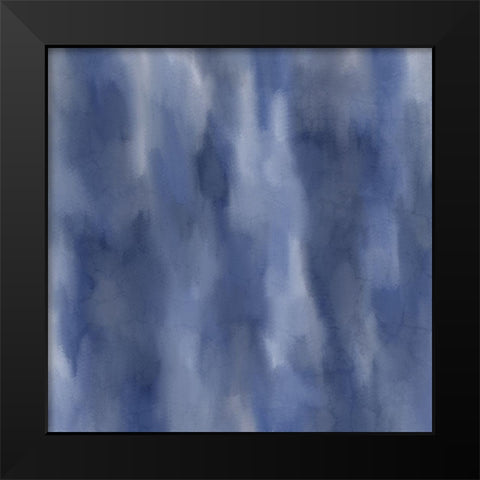 Shades of Indigo Black Modern Wood Framed Art Print by Allen, Kimberly