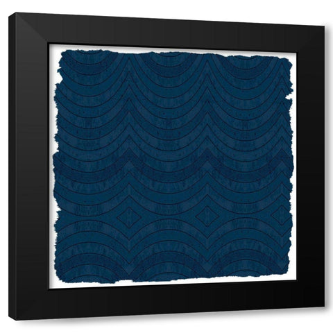 Navy Pink 1 Black Modern Wood Framed Art Print with Double Matting by Allen, Kimberly