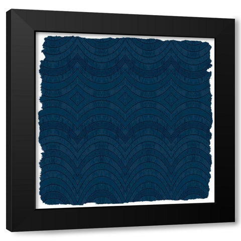 Navy Pink 3 Black Modern Wood Framed Art Print by Allen, Kimberly