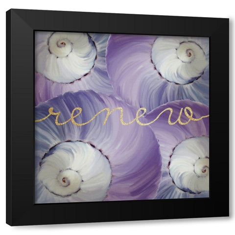 Refresh 2 Black Modern Wood Framed Art Print by Kimberly, Allen