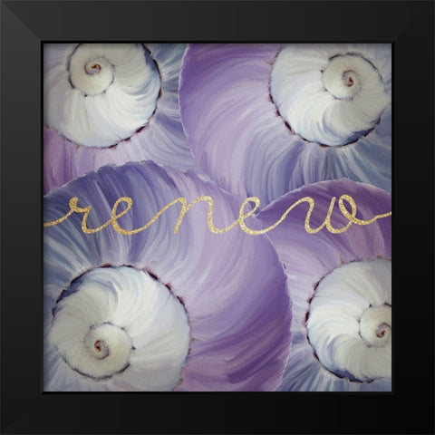 Refresh 2 Black Modern Wood Framed Art Print by Kimberly, Allen