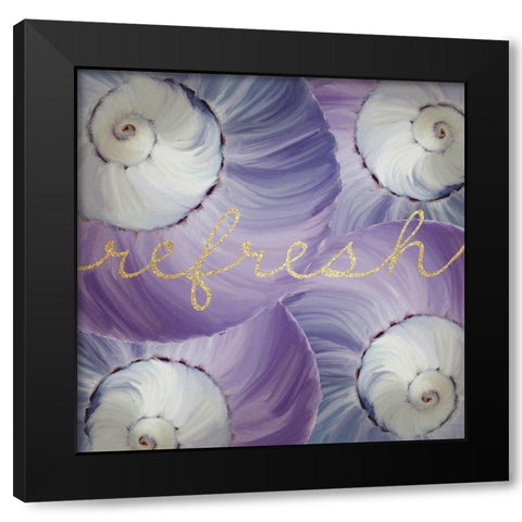 Refresh 3 Black Modern Wood Framed Art Print by Kimberly, Allen