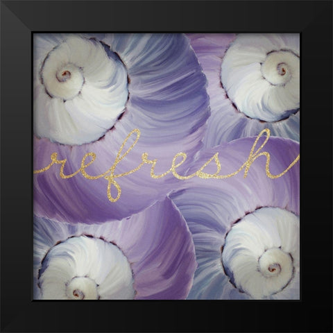 Refresh 3 Black Modern Wood Framed Art Print by Kimberly, Allen