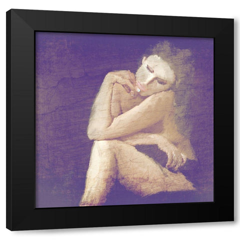 My Muse Black Modern Wood Framed Art Print with Double Matting by Kimberly, Allen