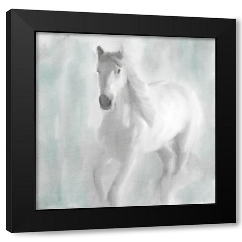 In the Mist Black Modern Wood Framed Art Print by Kimberly, Allen