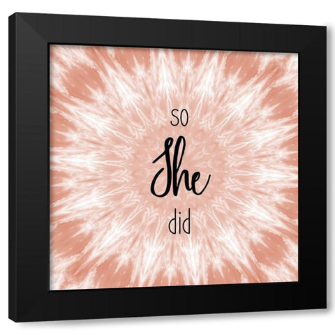 She Believed 2 Black Modern Wood Framed Art Print with Double Matting by Kimberly, Allen