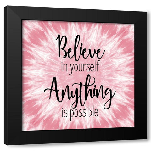 She Believed 3 Black Modern Wood Framed Art Print with Double Matting by Kimberly, Allen