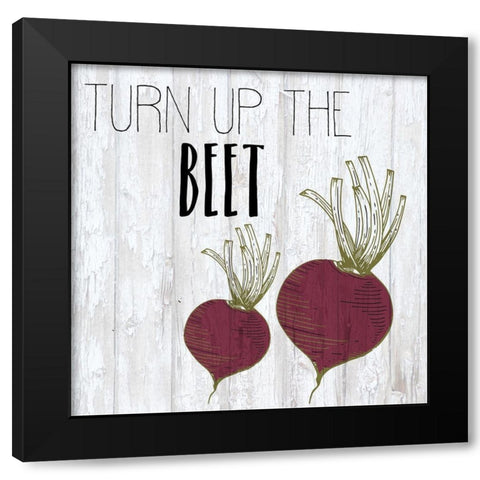 Vegetables 2 Black Modern Wood Framed Art Print by Kimberly, Allen