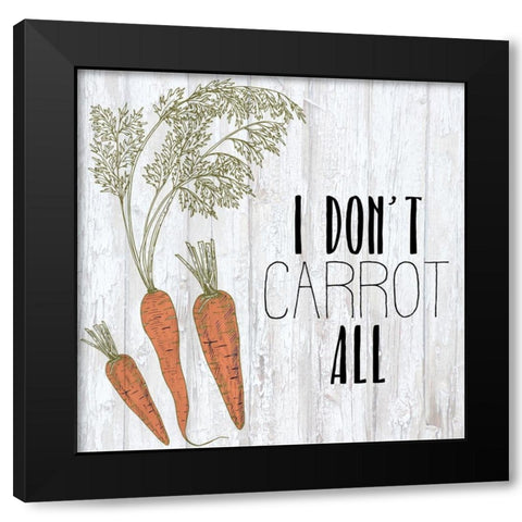 Vegetables 3 Black Modern Wood Framed Art Print with Double Matting by Kimberly, Allen