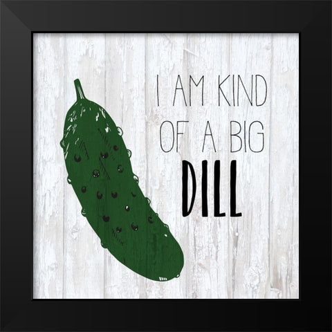 Vegetables 7 Black Modern Wood Framed Art Print by Kimberly, Allen