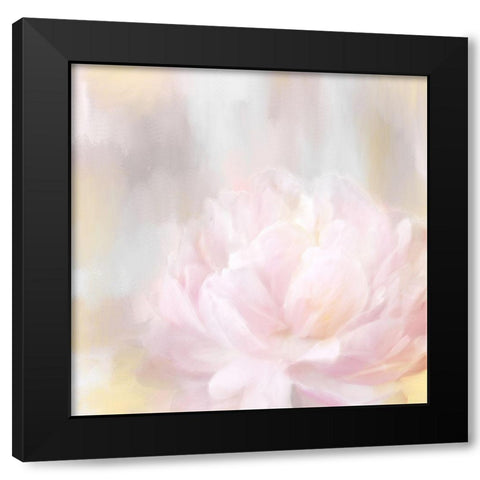 Hidden Bloom Black Modern Wood Framed Art Print by Kimberly, Allen