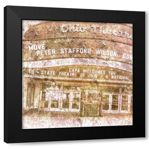 Marquee 2 Black Modern Wood Framed Art Print by Kimberly, Allen