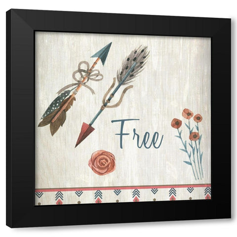 Wild Dream Free 3 Black Modern Wood Framed Art Print by Kimberly, Allen