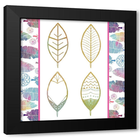 Wild 6 Black Modern Wood Framed Art Print with Double Matting by Kimberly, Allen