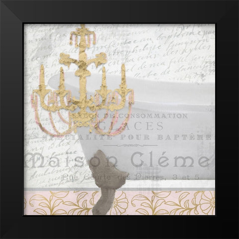 Le Bain 1 Black Modern Wood Framed Art Print by Kimberly, Allen