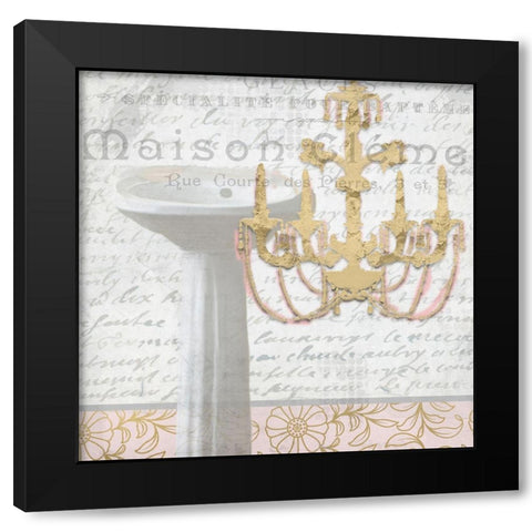 Le Bain 2 Black Modern Wood Framed Art Print by Kimberly, Allen