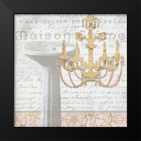 Le Bain 2 Black Modern Wood Framed Art Print by Kimberly, Allen