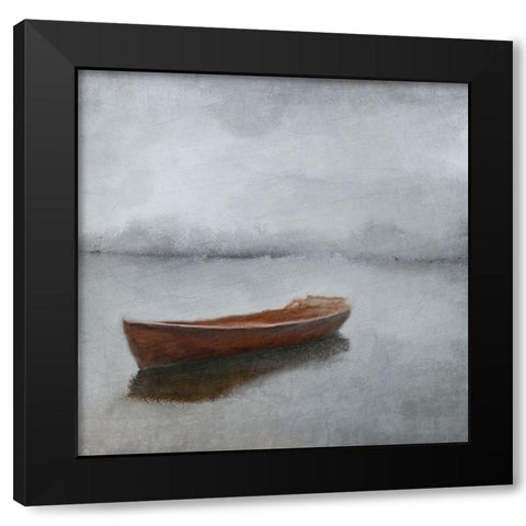 A Grey Day Black Modern Wood Framed Art Print with Double Matting by Kimberly, Allen