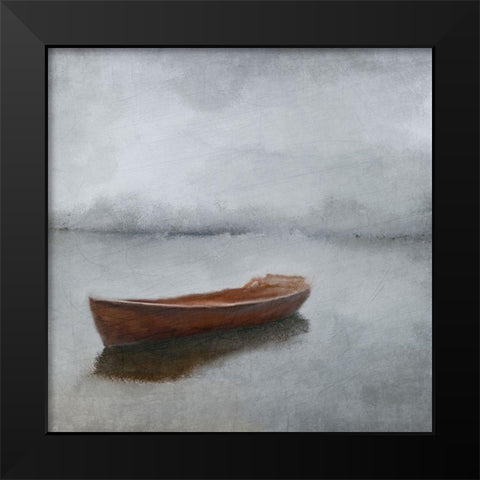 A Grey Day Black Modern Wood Framed Art Print by Kimberly, Allen