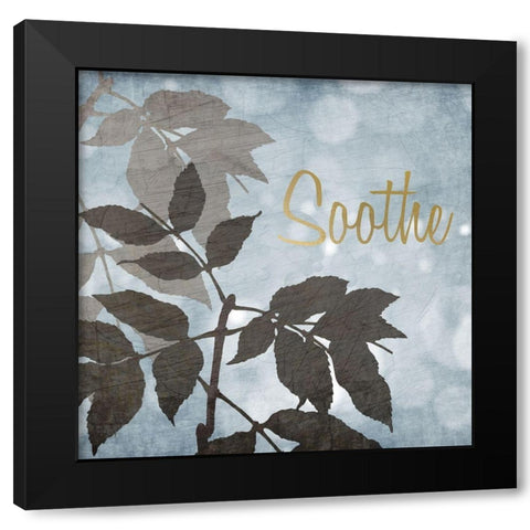 At the Spa 1 Black Modern Wood Framed Art Print by Kimberly, Allen