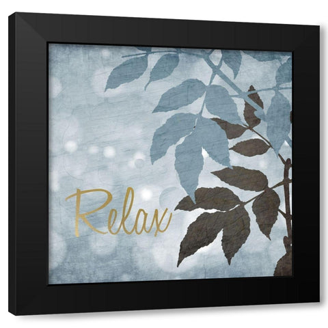 At the Spa 2 Black Modern Wood Framed Art Print by Kimberly, Allen