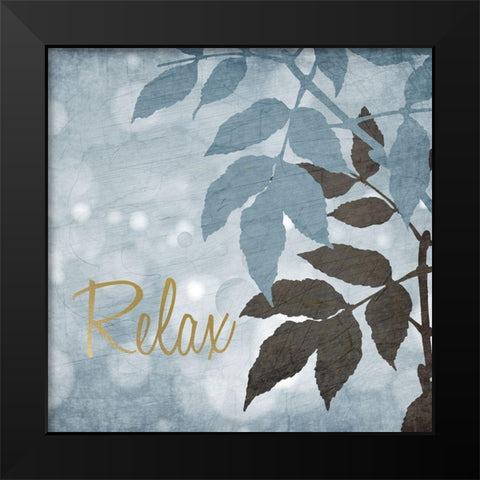 At the Spa 2 Black Modern Wood Framed Art Print by Kimberly, Allen