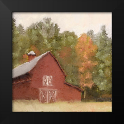 Country Fall 4 Black Modern Wood Framed Art Print by Kimberly, Allen