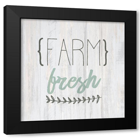 Fresh Farm Black Modern Wood Framed Art Print with Double Matting by Kimberly, Allen