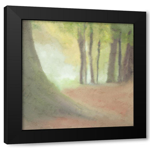 Shrouded Black Modern Wood Framed Art Print with Double Matting by Kimberly, Allen