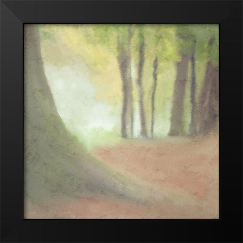 Shrouded Black Modern Wood Framed Art Print by Kimberly, Allen