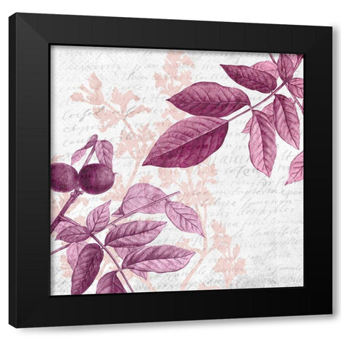 Jeweled Branches 1 Black Modern Wood Framed Art Print with Double Matting by Kimberly, Allen