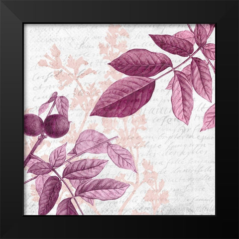 Jeweled Branches 1 Black Modern Wood Framed Art Print by Kimberly, Allen