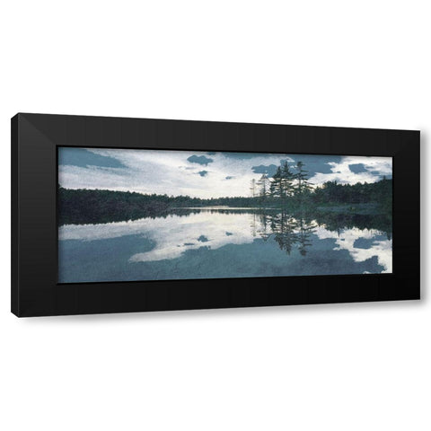 A Mountains Lake Black Modern Wood Framed Art Print by Kimberly, Allen
