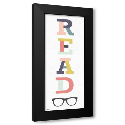 Read Black Modern Wood Framed Art Print by Louise, Gigi